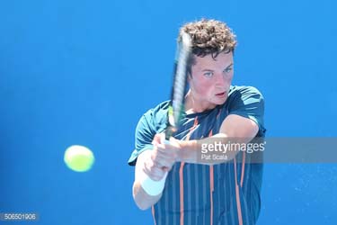 Ewan Moore at Junior Australian Open